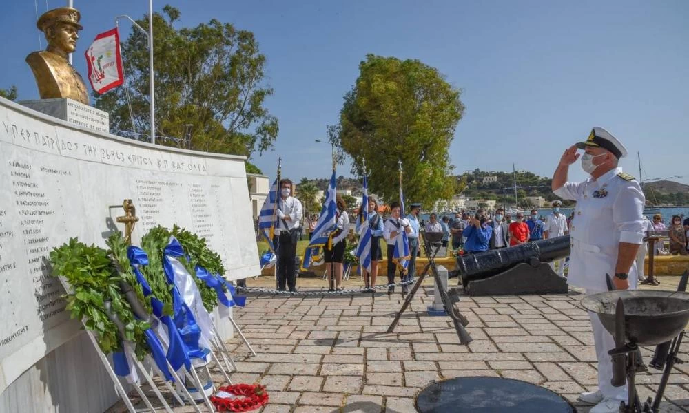 ΠΝ: Παρουσία του Αρχηγού ΓΕΝ οι εκδηλώσεις στη Λέρο για τη βύθιση του «ΒΑΣΙΛΙΣΣΑ ΟΛΓΑ»